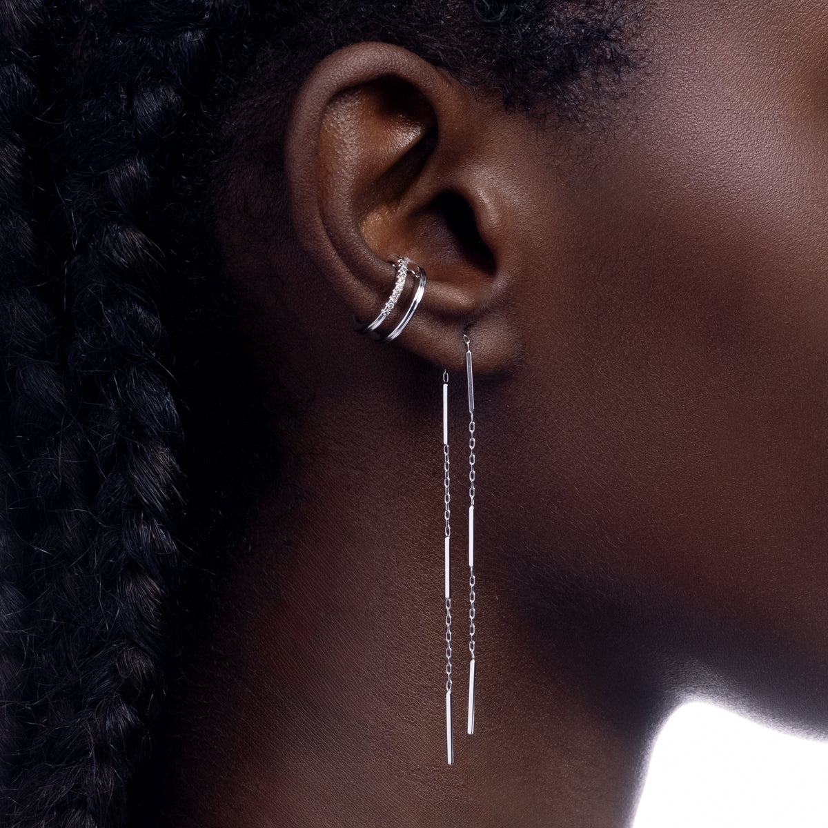 ALL ABOUT BASICS Toggle Chain Earring