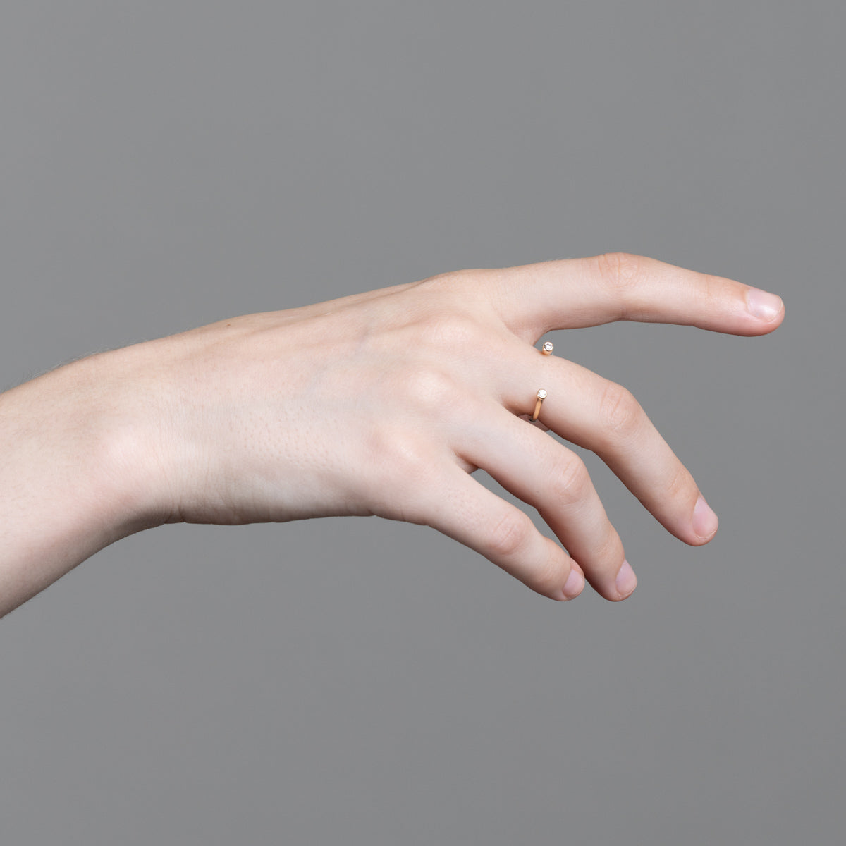 DROSERA Diamond Cuff Ring