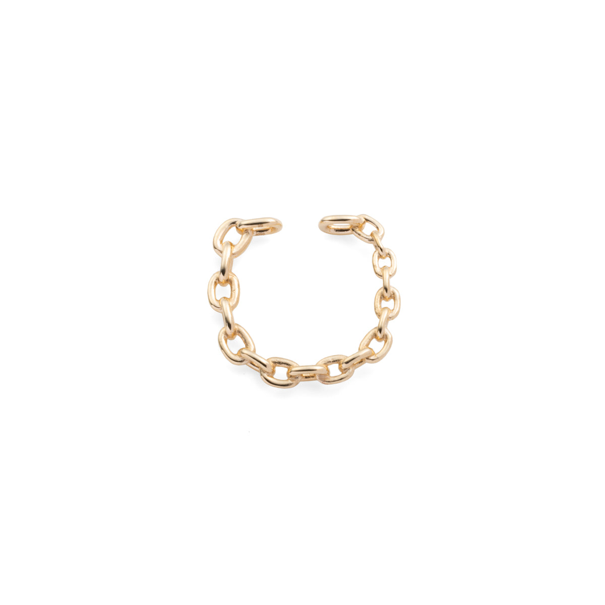 ALL ABOUT BASICS Oblong Chain Ear Cuff Medium size