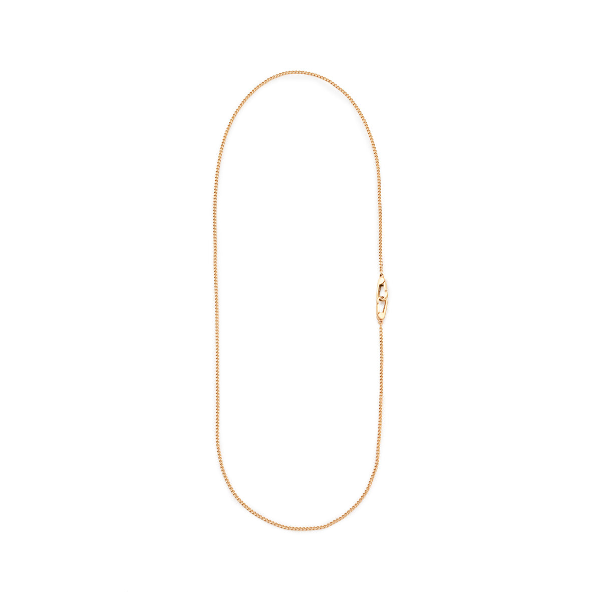ALL ABOUT BASICS Flat LinK Chain Necklace