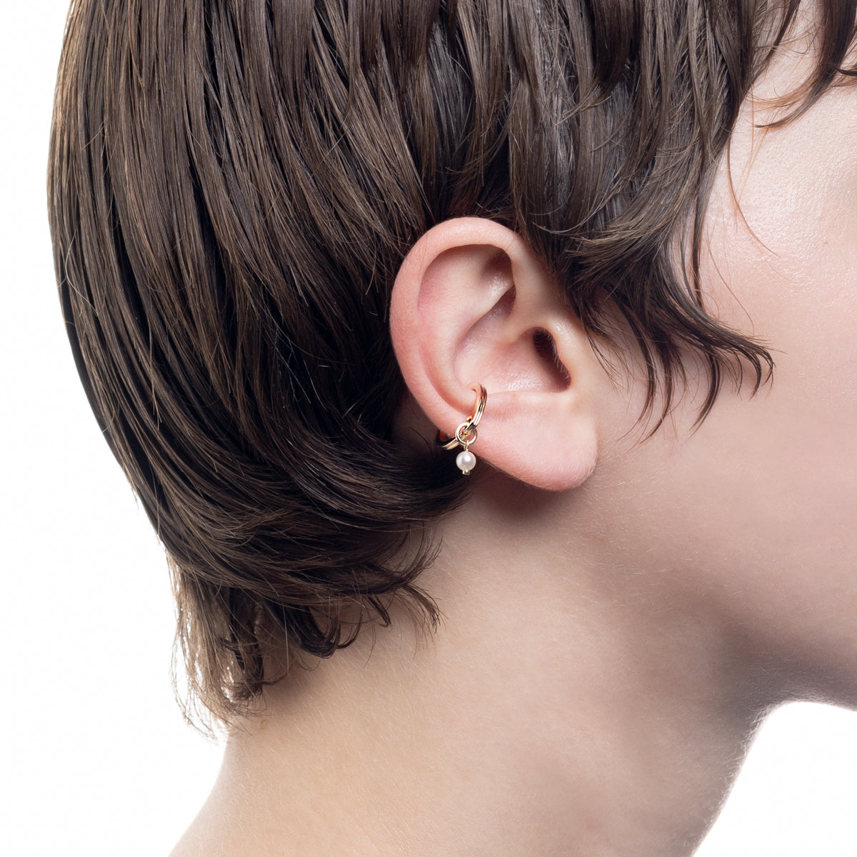 Mini BELUGA Akoya Pearl Ear Cuff