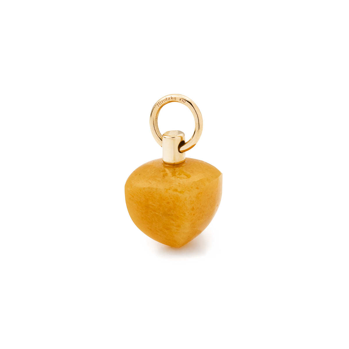 BIRD OF PARADISE Charm, Yellow Aventurine