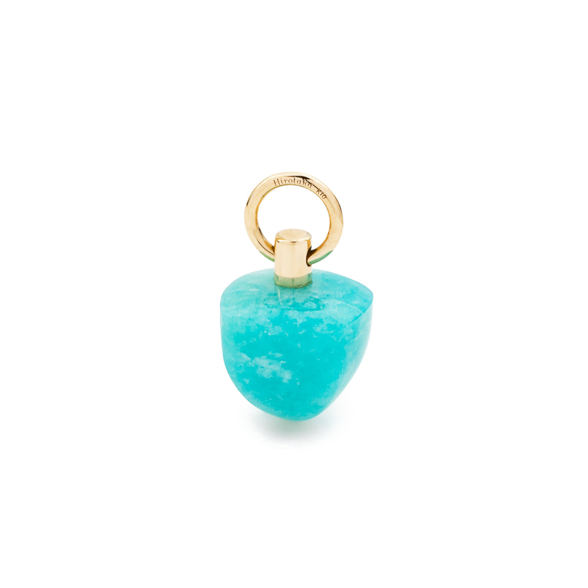 BIRD OF PARADISE Charm, Amazonite
