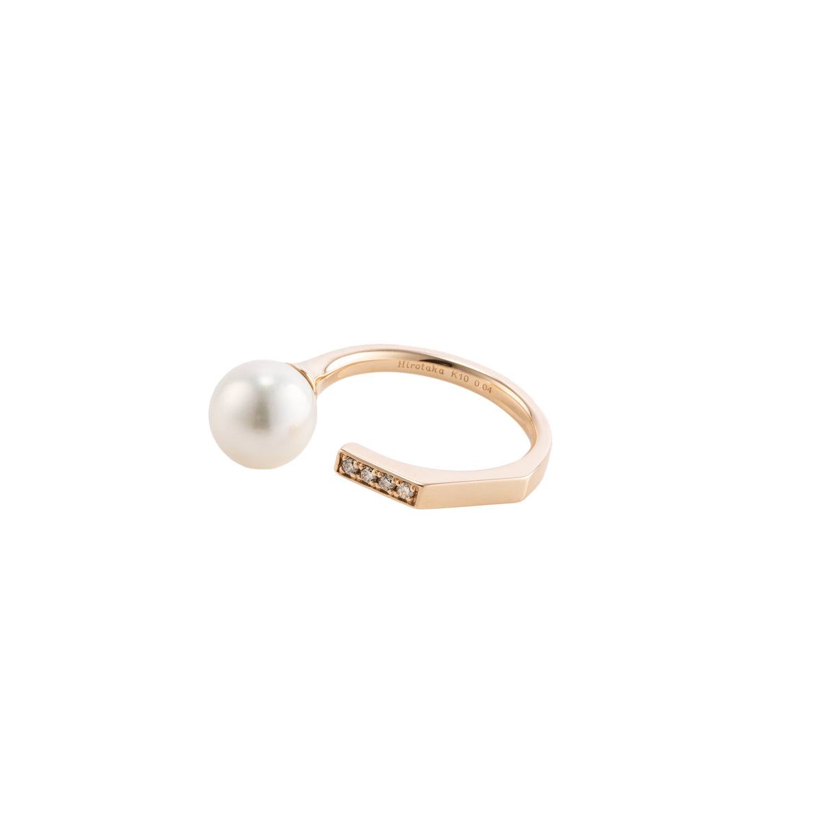 【Made-To-Order】MANHATTAN Akoya Pearl Diamond Cuff Ring