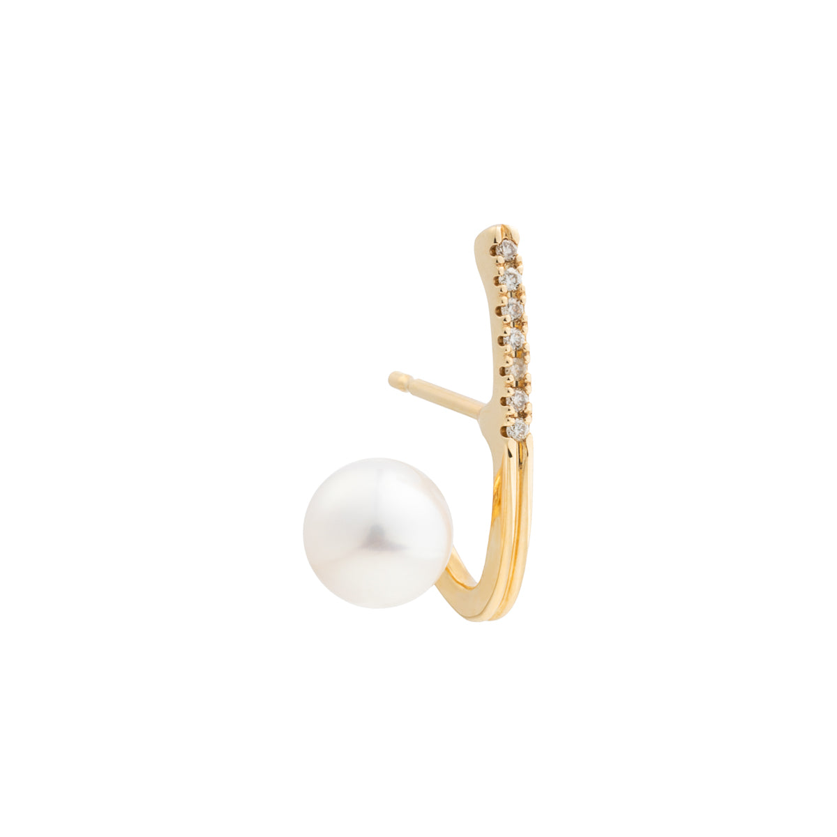 DROSERA Diamond Akoya Pearl Earring