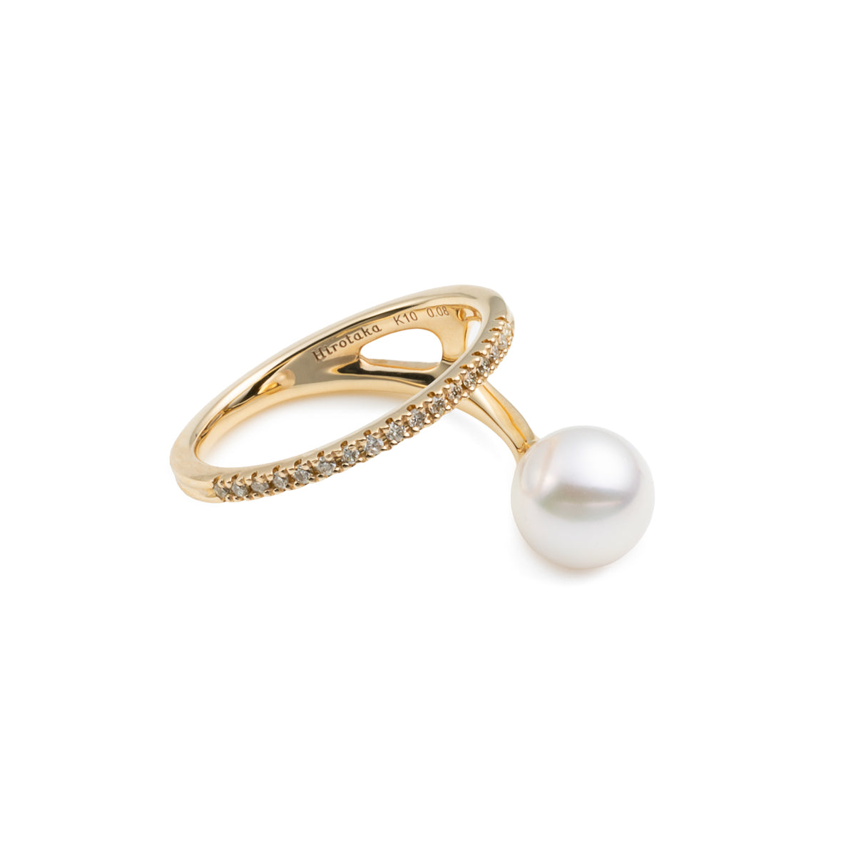 DROSERA Diamond Akoya Pearl Ring