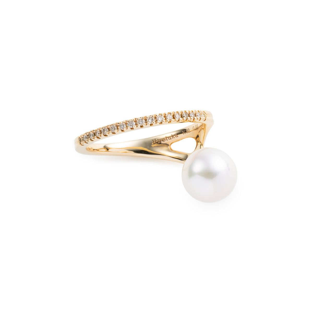 DROSERA Diamond Akoya Pearl Ring