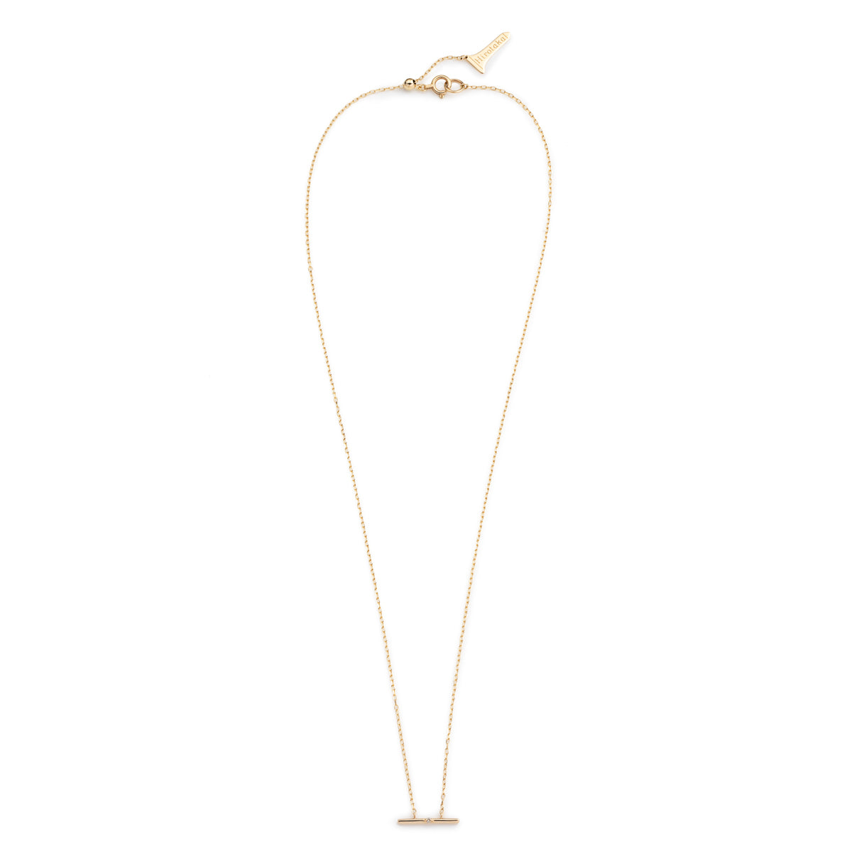 ALL ABOUT BASICS Diamond Bar Necklace