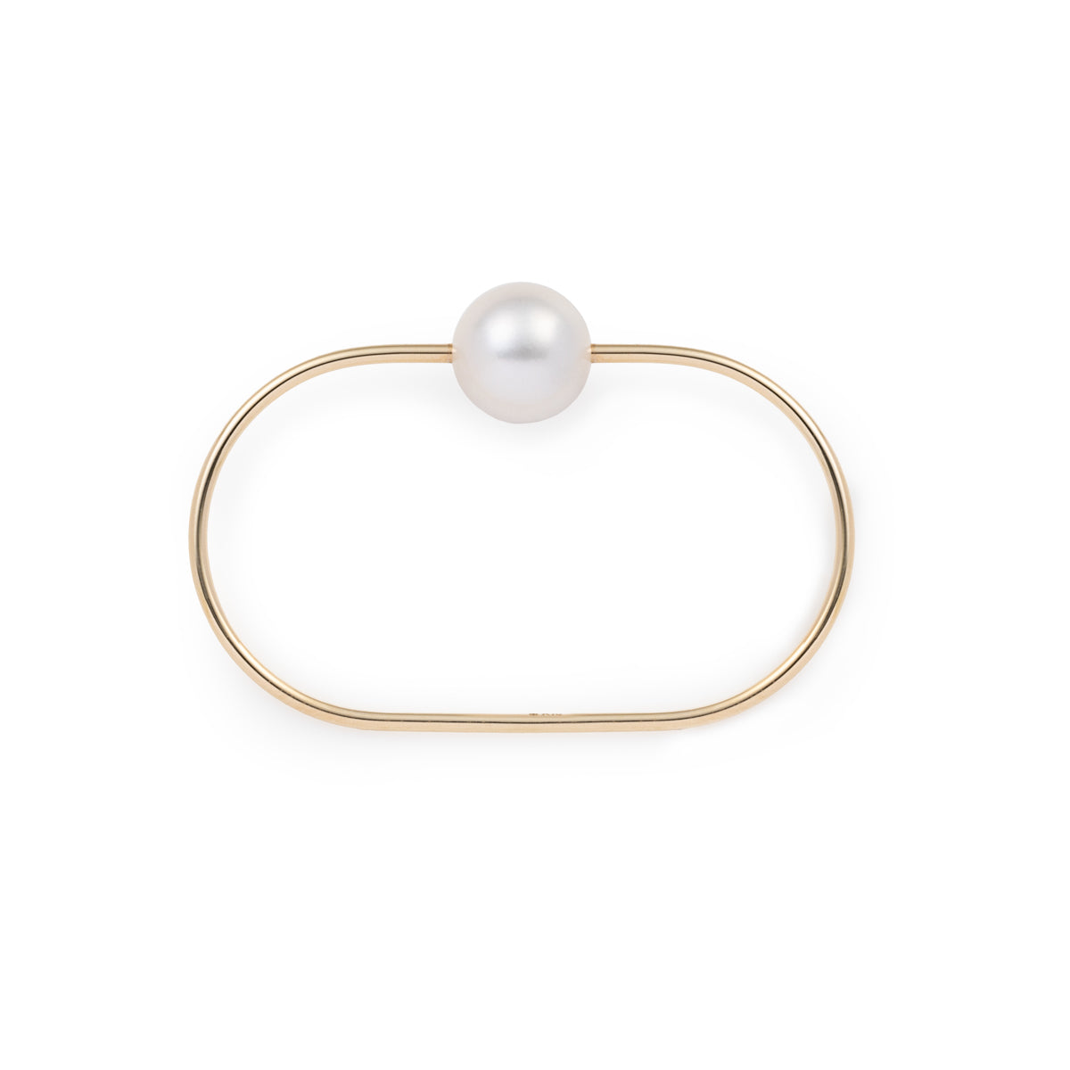 MIRÓ Akoya Pearl Double Finger Ring
