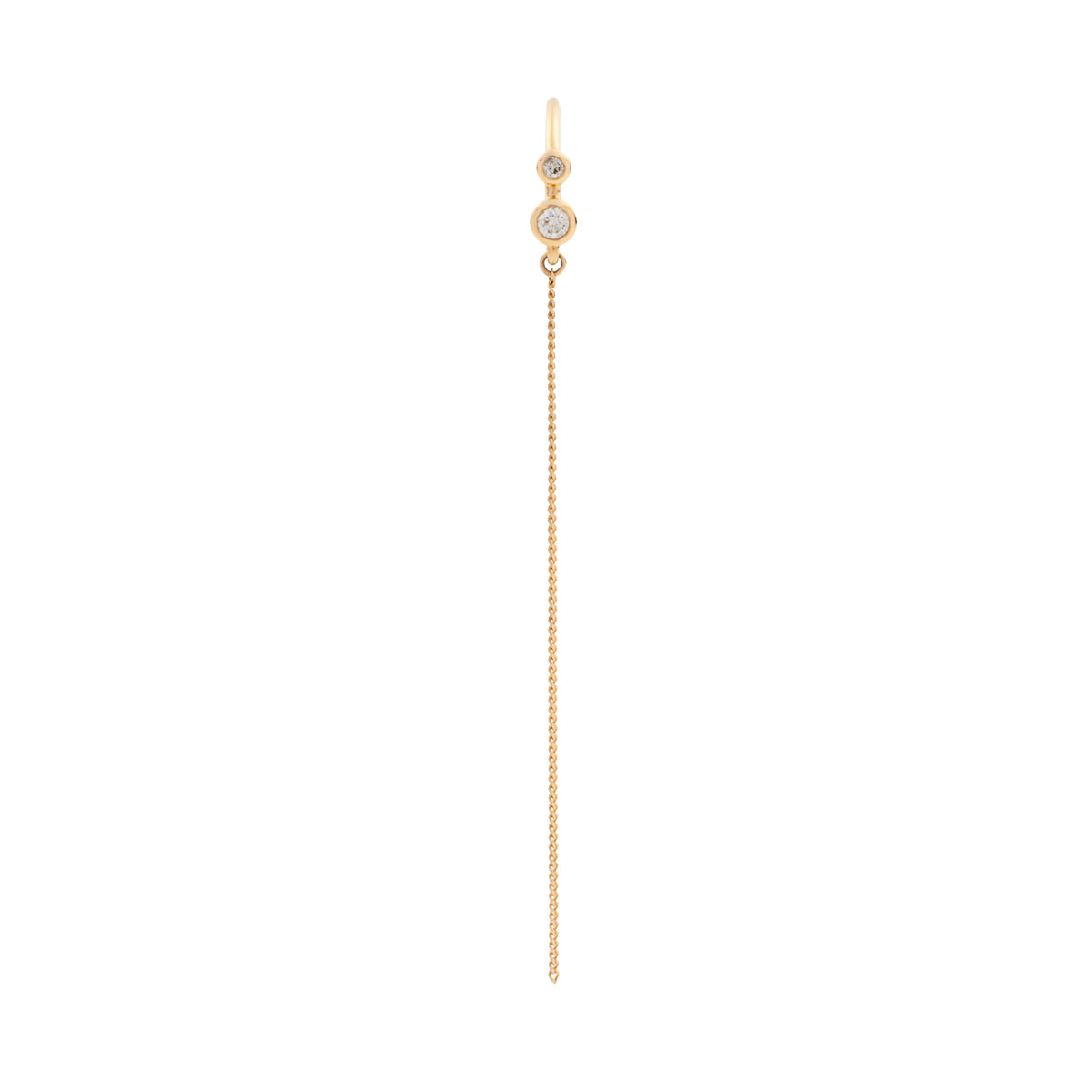DROSERA Diamond Chain Earcuff
