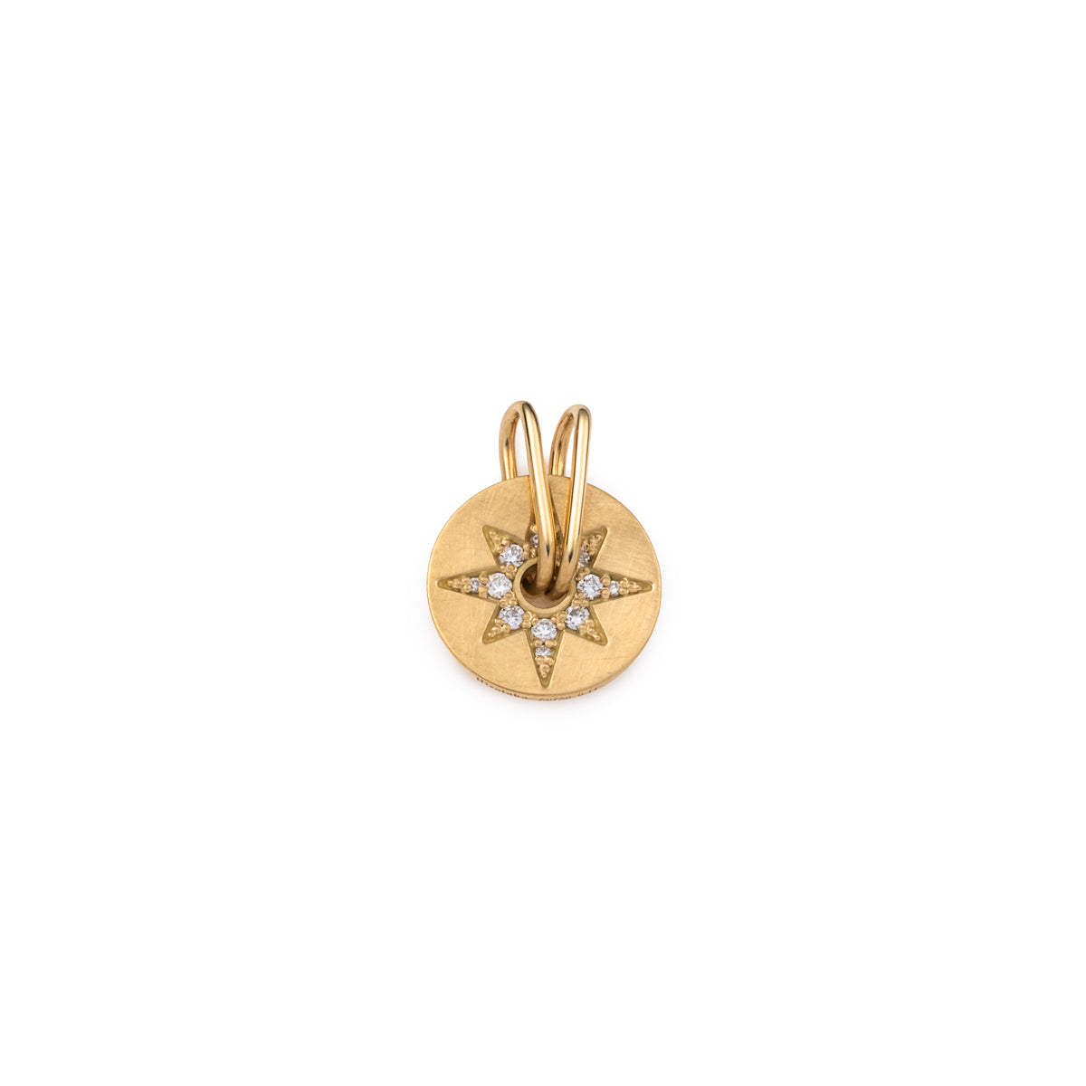 K18 CELESTIALS THE STAR Diamond Charm