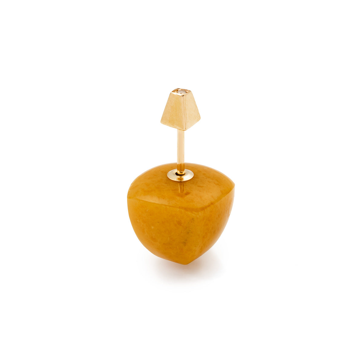 BIRD OF PARADISE Micro Spear Pyramid Earring