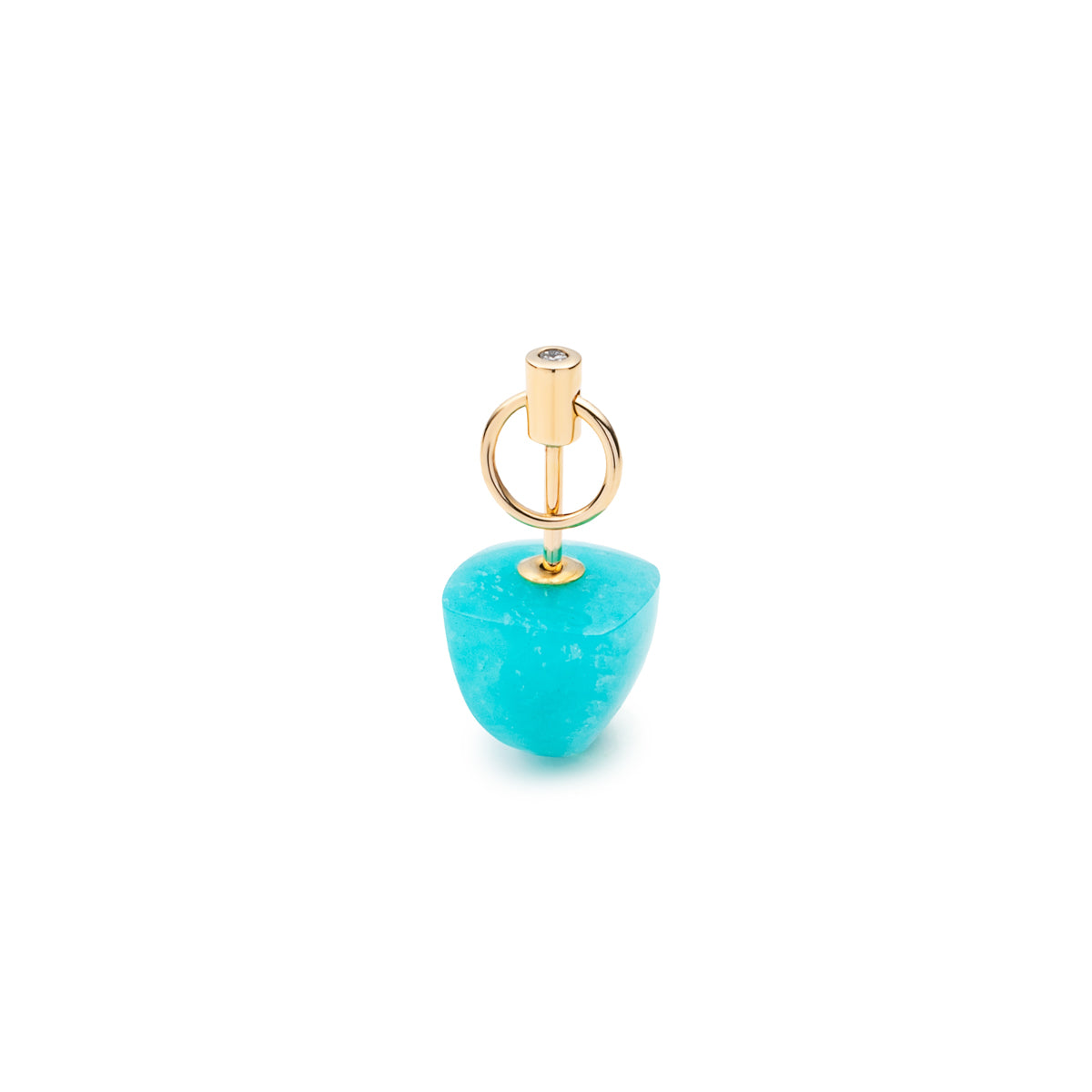 BIRD OF PARADISE Micro Spear Door Knocker Earring