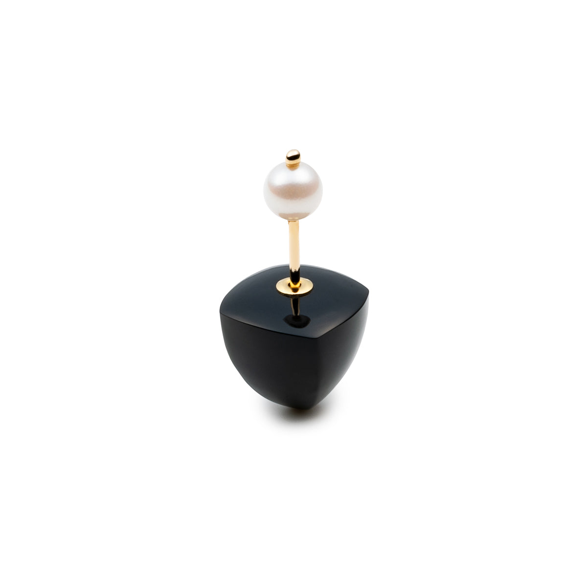 BIRD OF PARADISE Micro Spear Akoya Pearl Earring