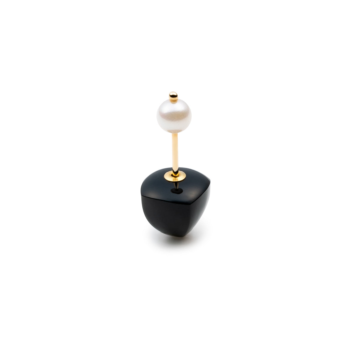BIRD OF PARADISE Micro Spear Akoya Pearl Earring
