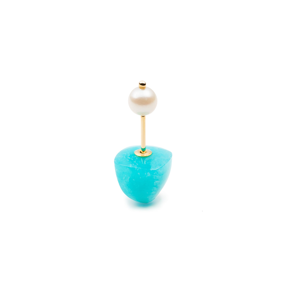 BIRD OF PARADISE Micro Spear Akoya Pearl Earring