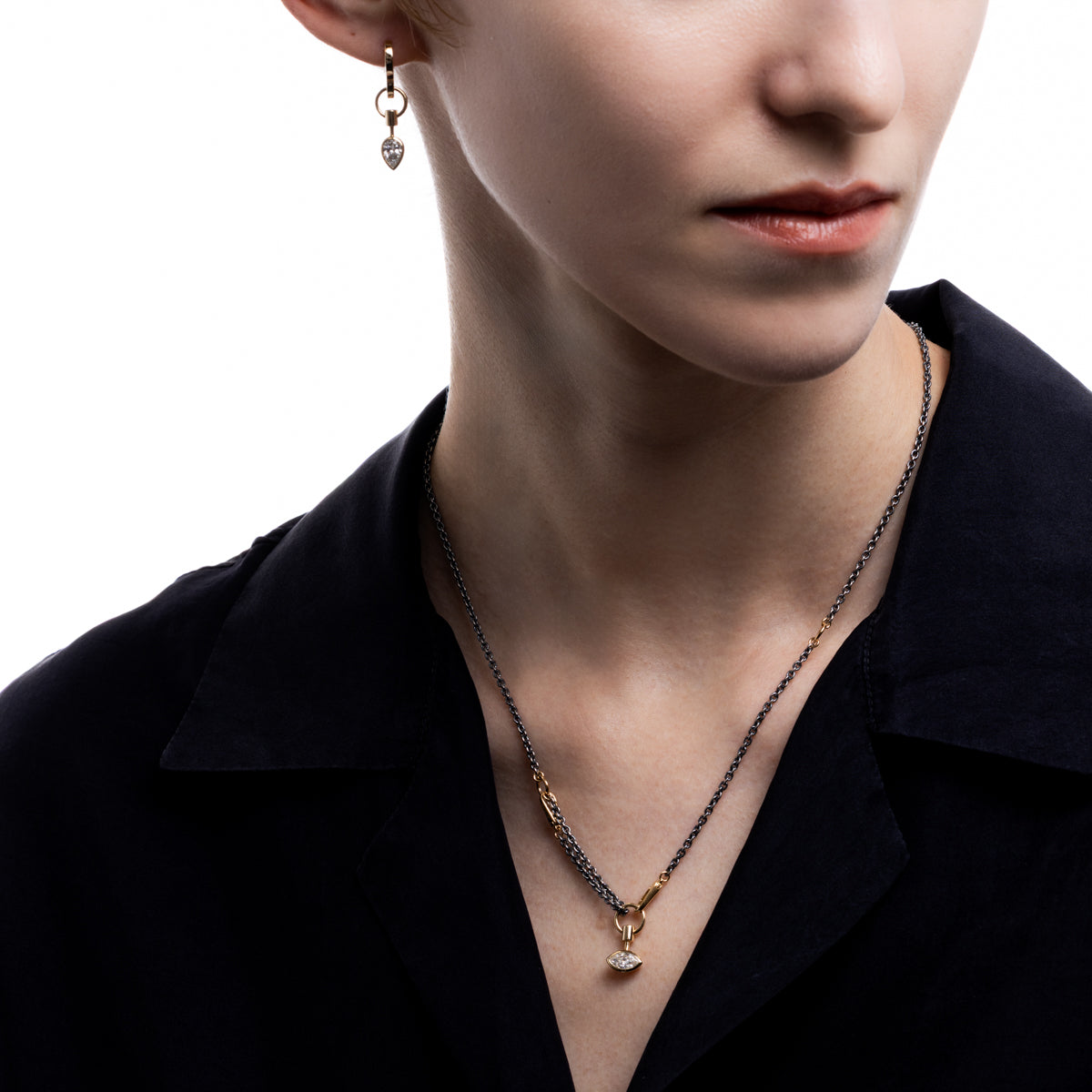 L.a.brown HYPNOTIC Lab Grown Diamond Pendulum Earring