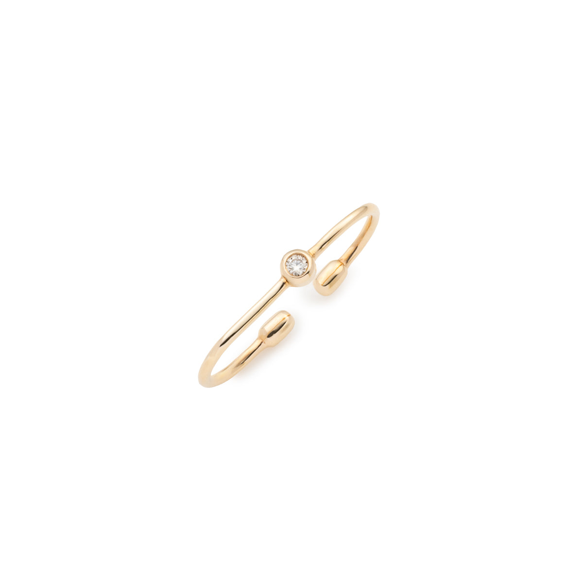 MIRÓ Diamond Ear Cuff Medium size