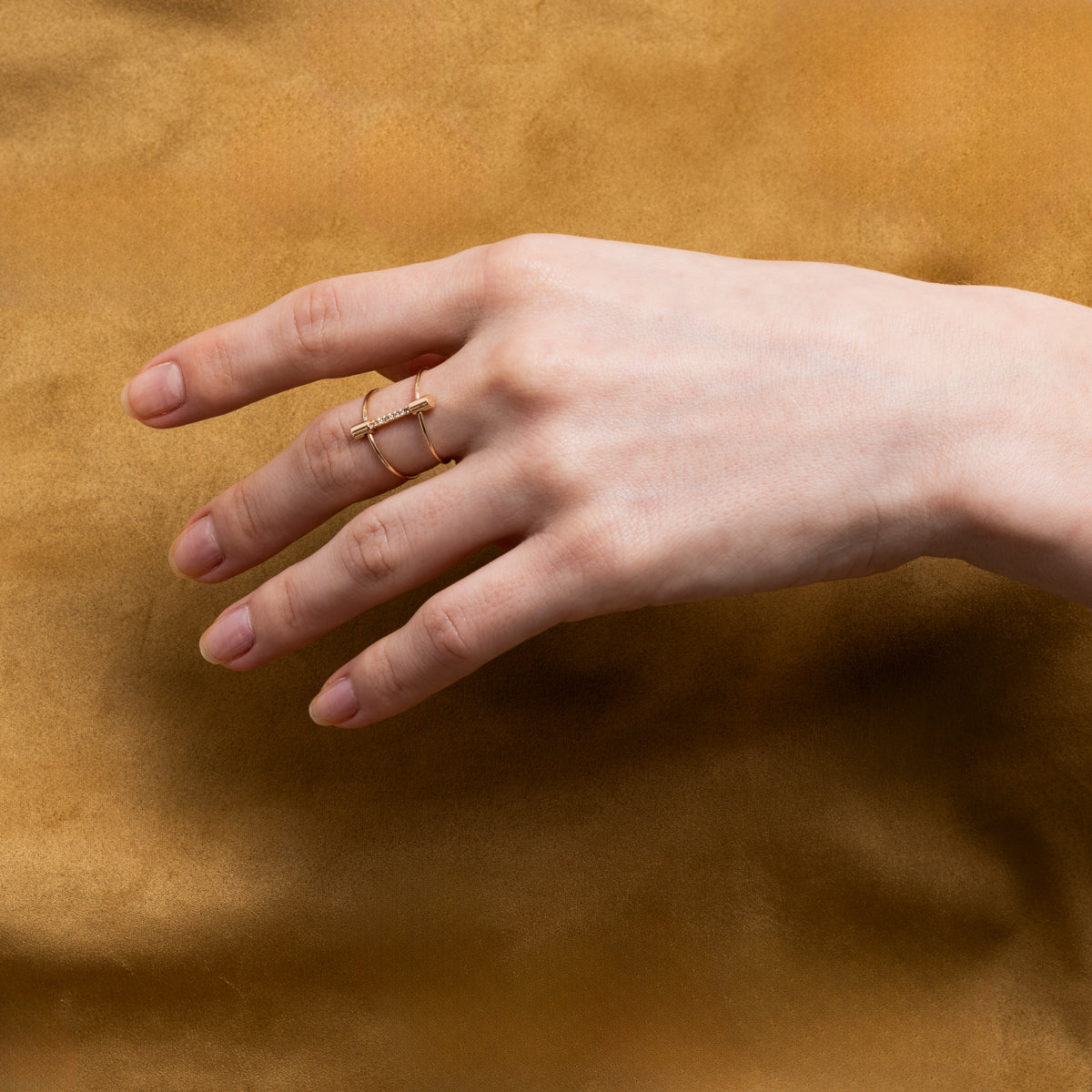 PUNCTURE Diamond Ring