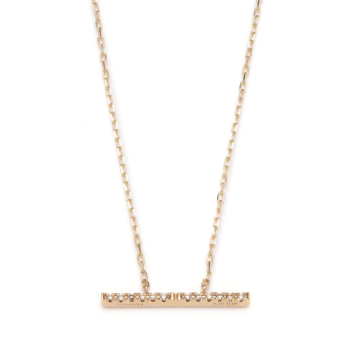 TRAPEZE Diamond Necklace Medium size