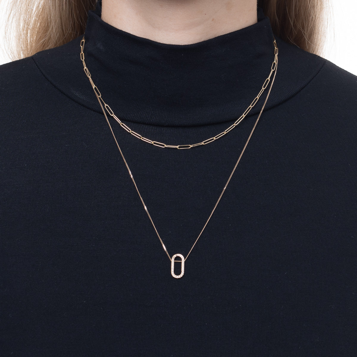 18K ALL ABOUT BASICS Labber Chain Necklace