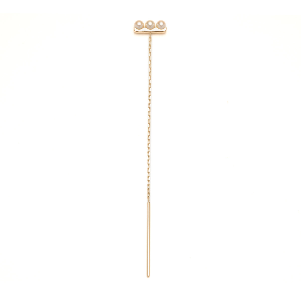 Akoya Pearl Chain Earring