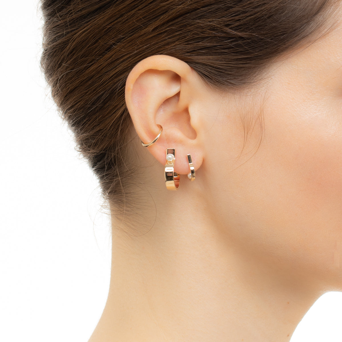 INDÚSTRIA Mini Akoya Pearl Earring
