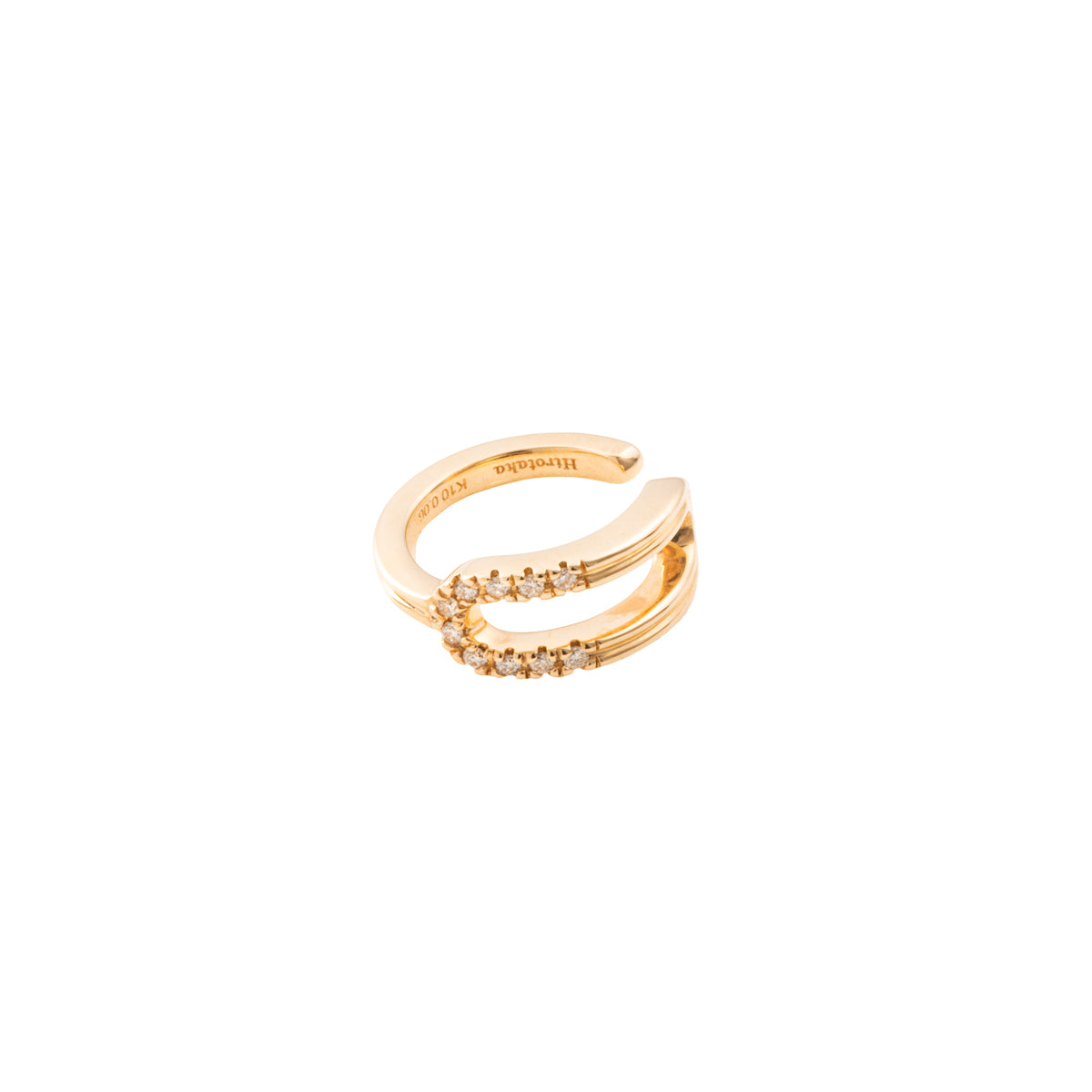 BELUGA Oblong Diamond Ear Cuff
