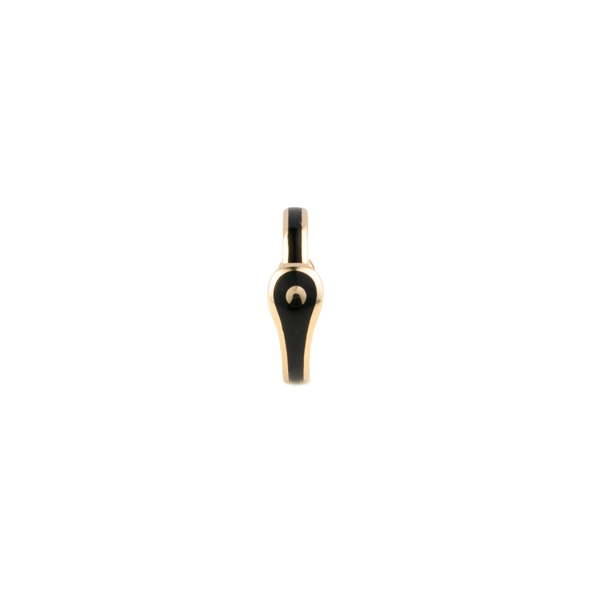 BIRD OF PARADISE Ear Cuff in Jet Black