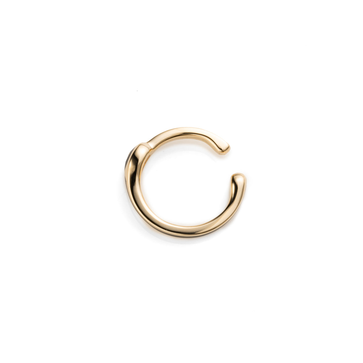 BIRD OF PARADISE Ear Cuff in Jet Black