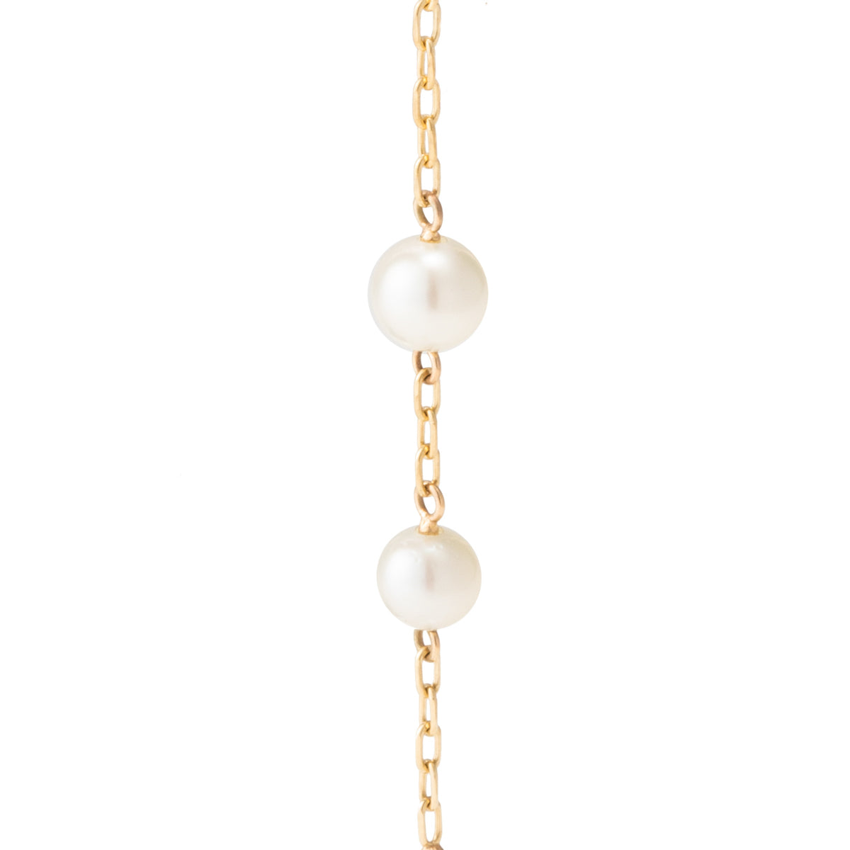ALL ABOUT BASICS Toggle Akoya Pearl Chain Earring
