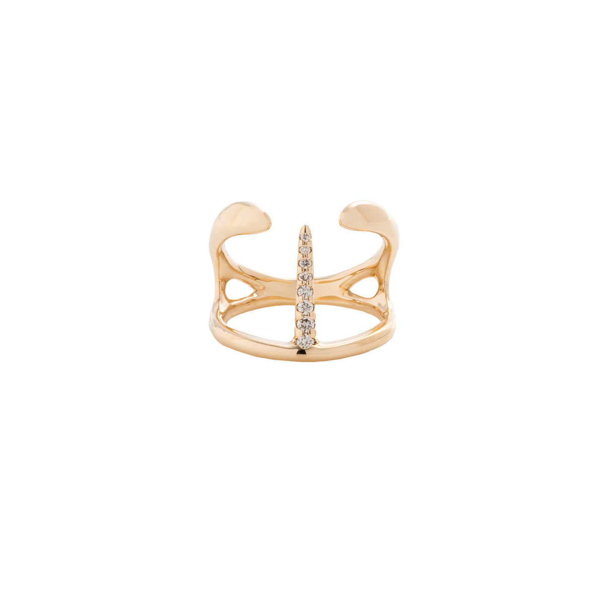 【Made-To-Order】 Manta Spine Ring