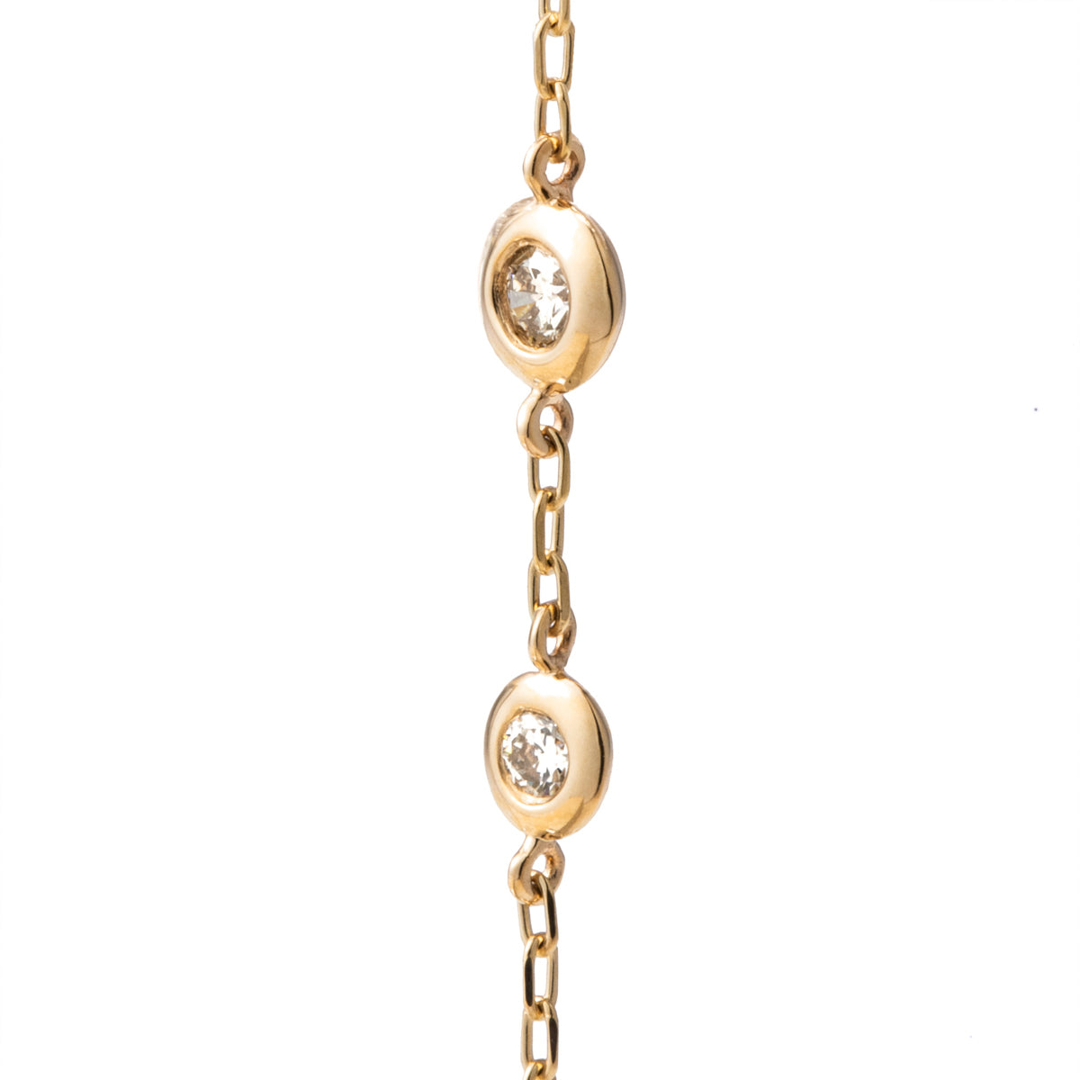 ALL ABOUT BASICS Toggle Diamond Chain Earring