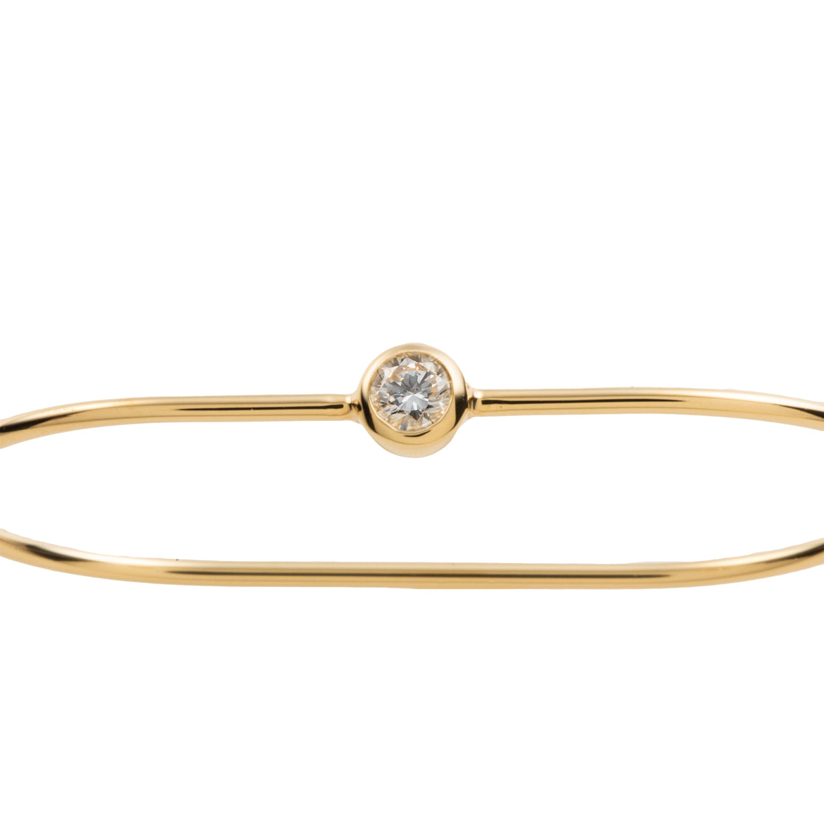 18K INDÚSTRIA Double Finger Ring with Diamond