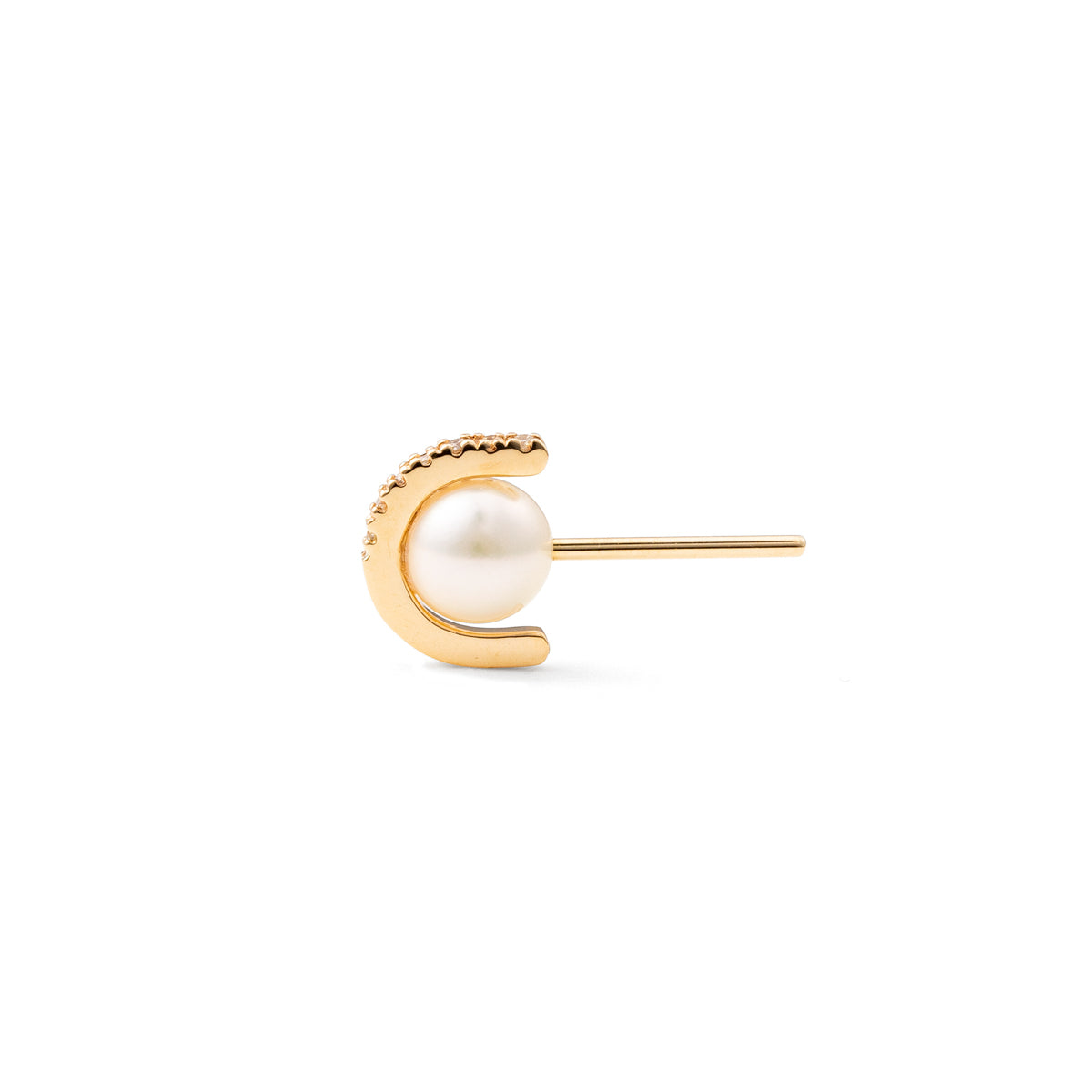 BELUGA Akoya Pearl Diamond Earring Small size