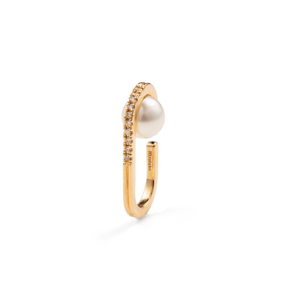BELUGA Diamond Akoya Pearl Ear Cuff