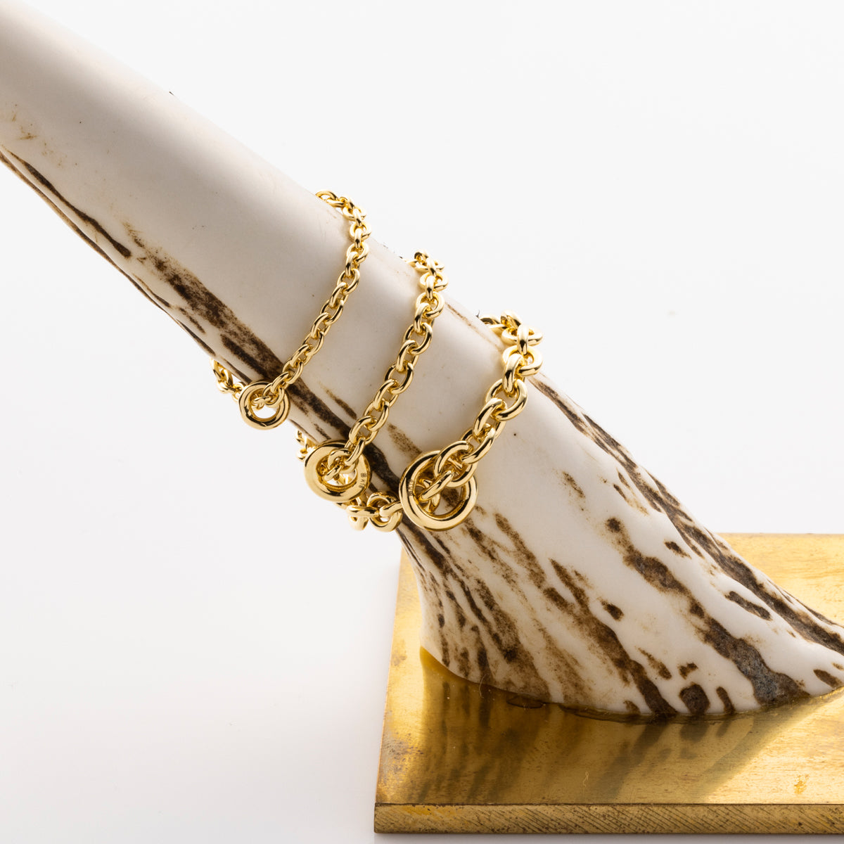 18K ALL ABOUT BASICS Chain Ring Medium size