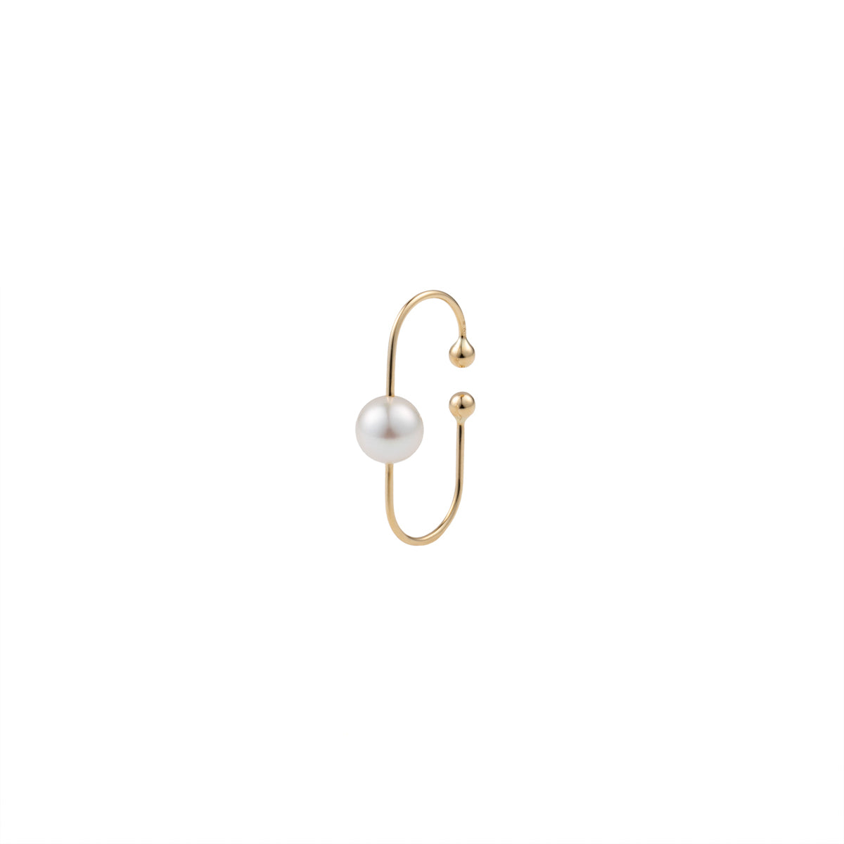 MIRÓ Akoya Pearl Ear Cuff Medium size
