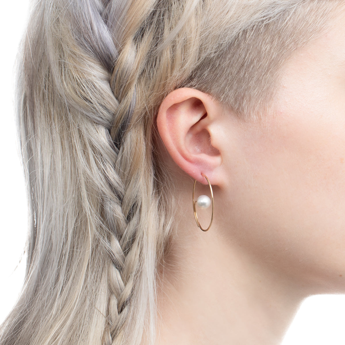 Akoya Pearl Floating Earring