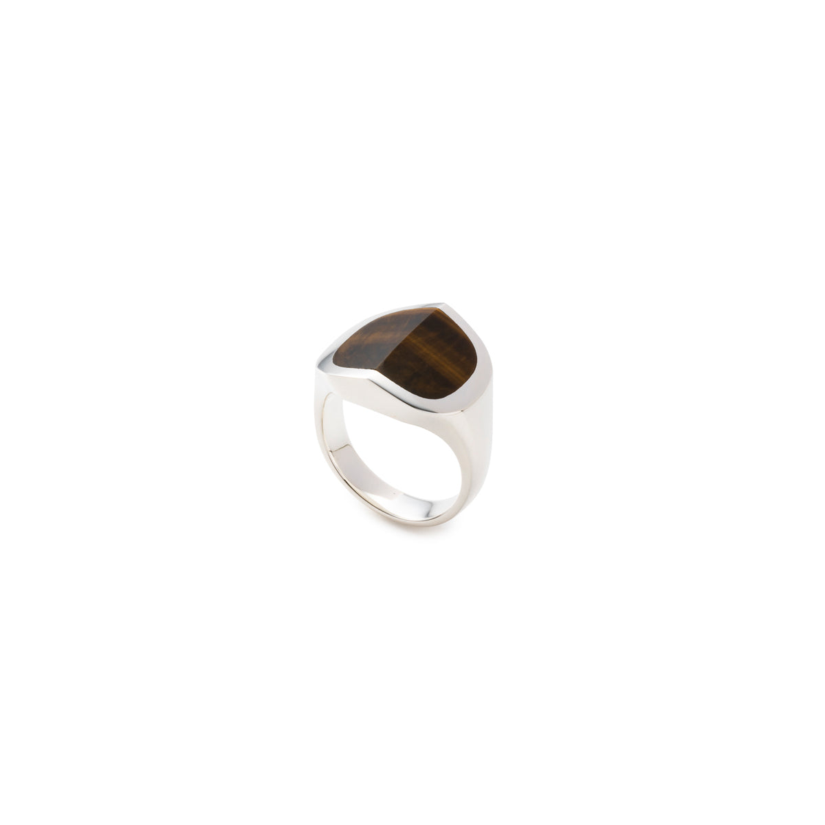 【Made-To-Order】EQUINOX-Pyramid Tiger's Eye Ring Medium size