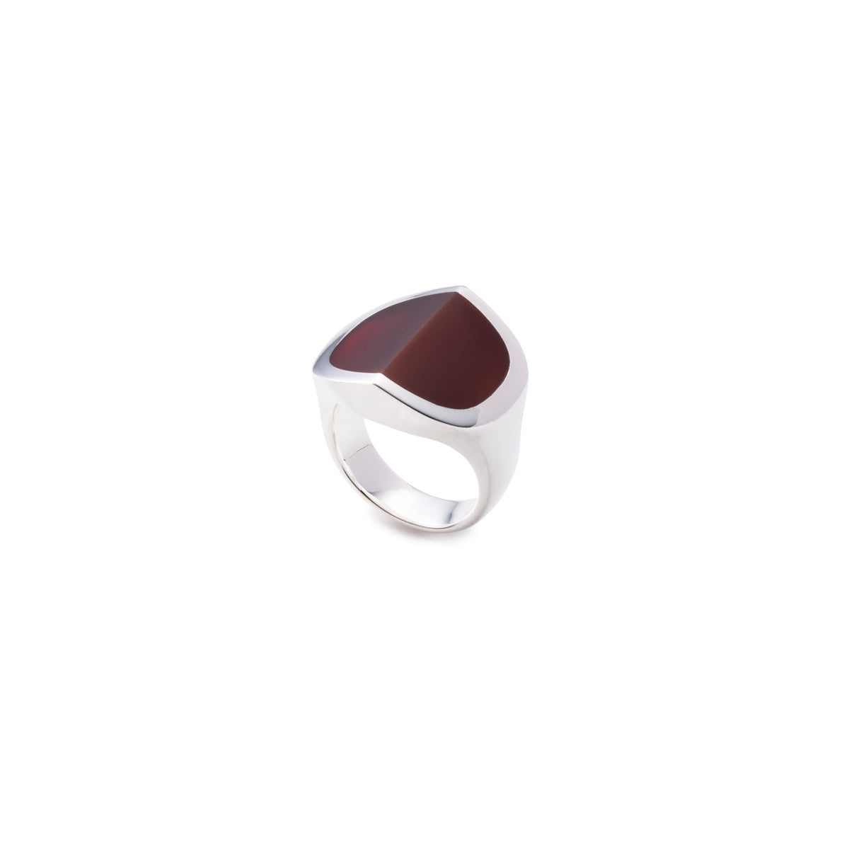 EQUINOX-Pyramid Carnelian Ring Large size