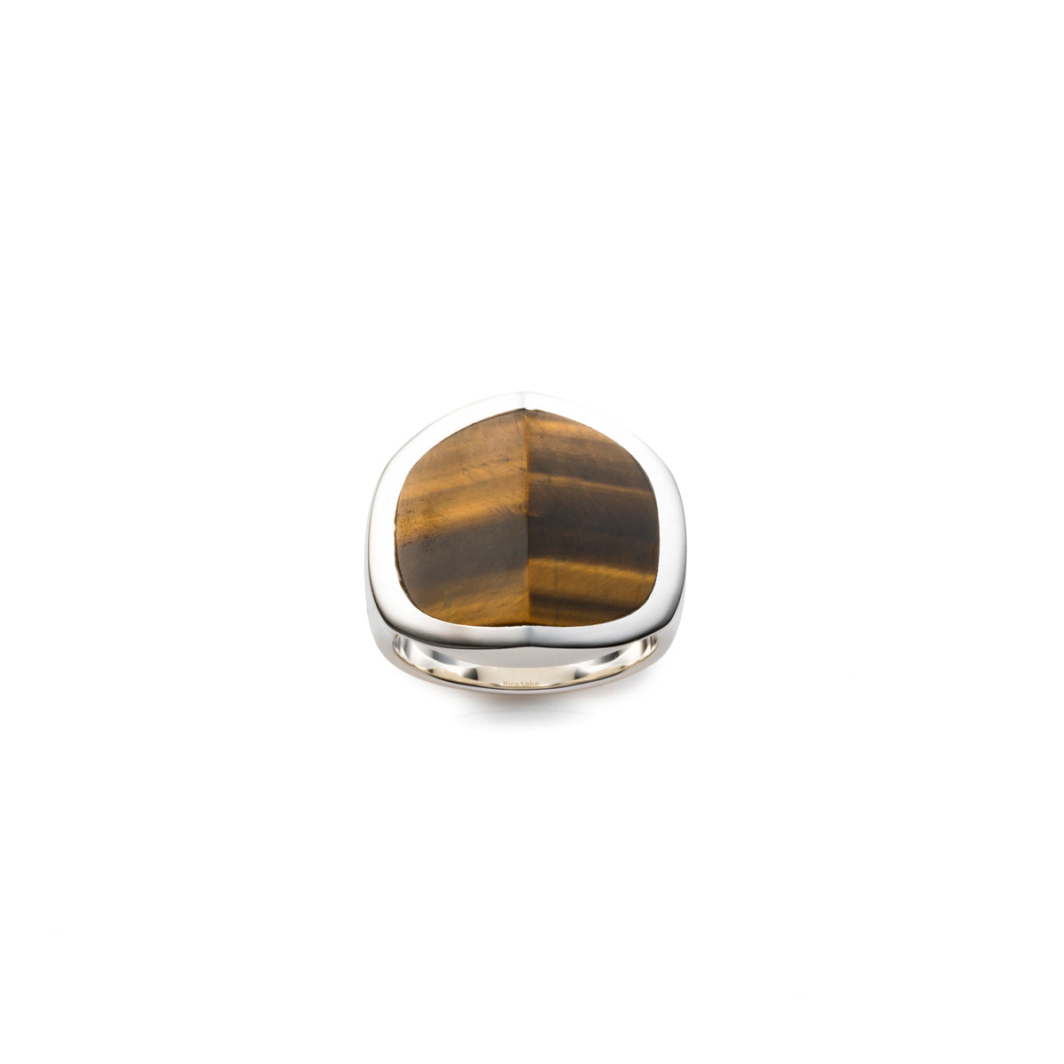 EQUINOX-Pyramid Tiger's Eye Ring Large size