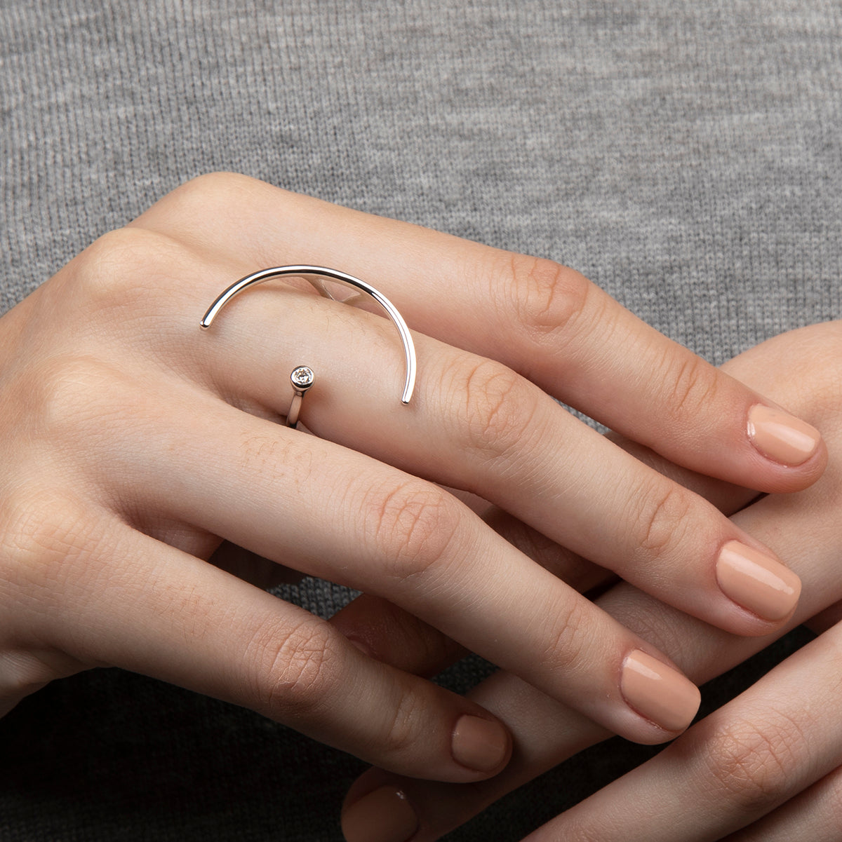 TREEHOPPER Diamond Cuff Ring