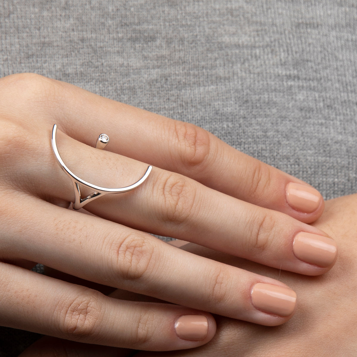 TREEHOPPER Diamond Cuff Ring