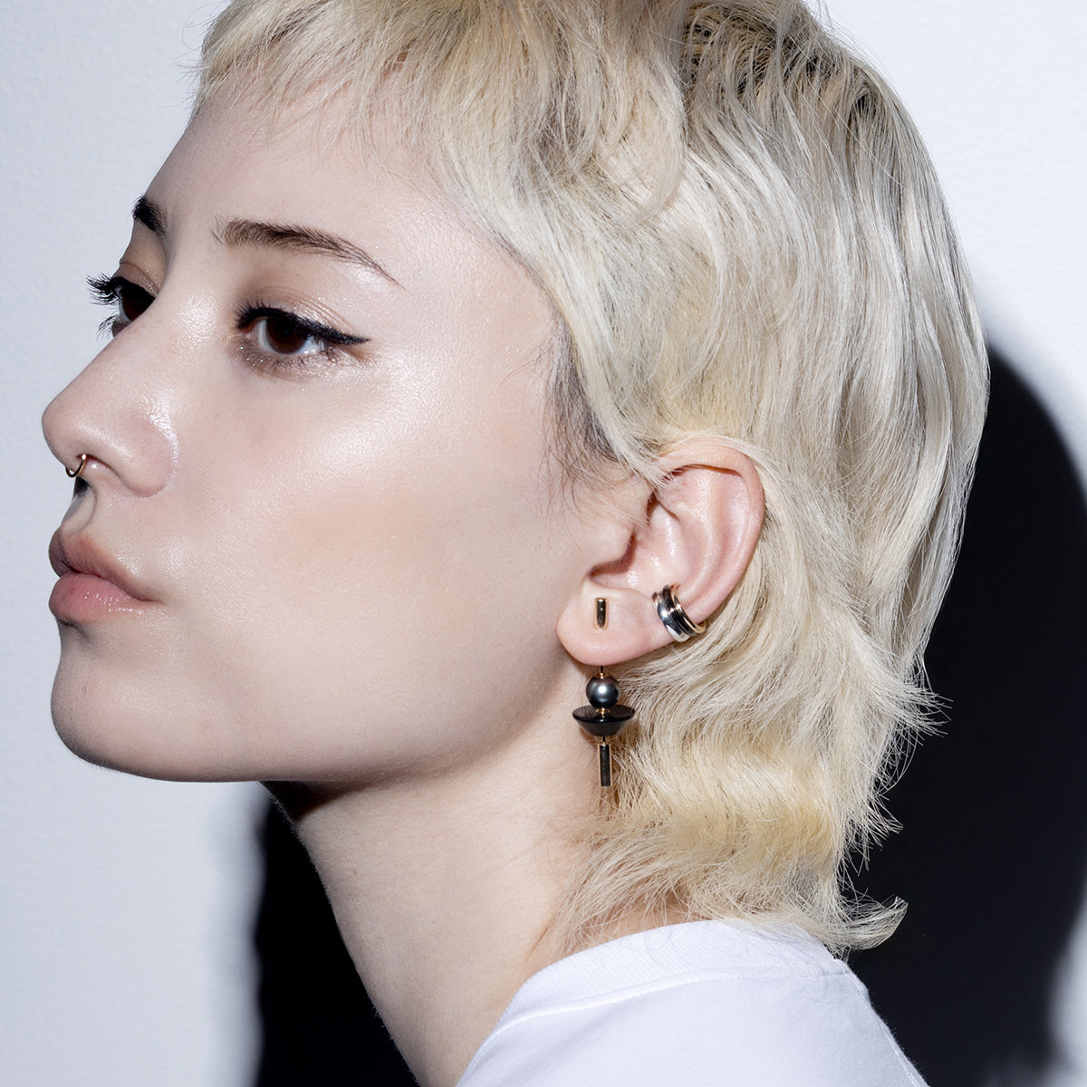 【Special Recommendation】ANTHRACITE Short SPEAR Earring