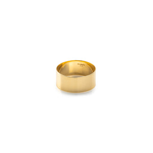 【Made-To-Order】18K ALL ABOUT BASICS Flat Wide Band Ring