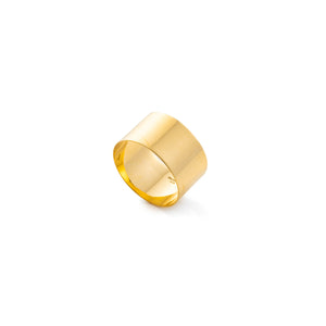 【Made-To-Order】18K ALL ABOUT BASICS Flat Wide Band Ring