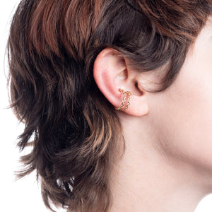 ALL ABOUT BASICS Double Line Chain Ear Cuff Small size