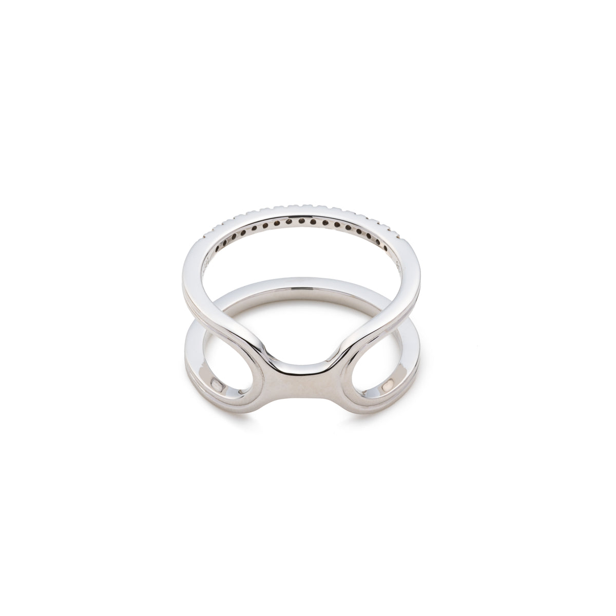 BELUGA Diamond Double Line Ring
