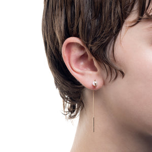 Mini BELUGA Akoya Pearl Chain Earring